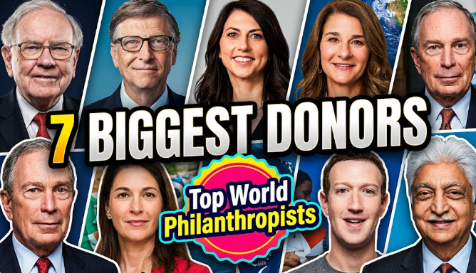 Top Philanthropy by Rich in the World